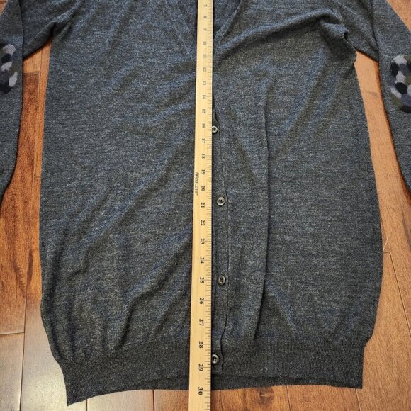 Prada women's button up cardigan in gray size 46 women's wool and silk - Picture 5 of 6